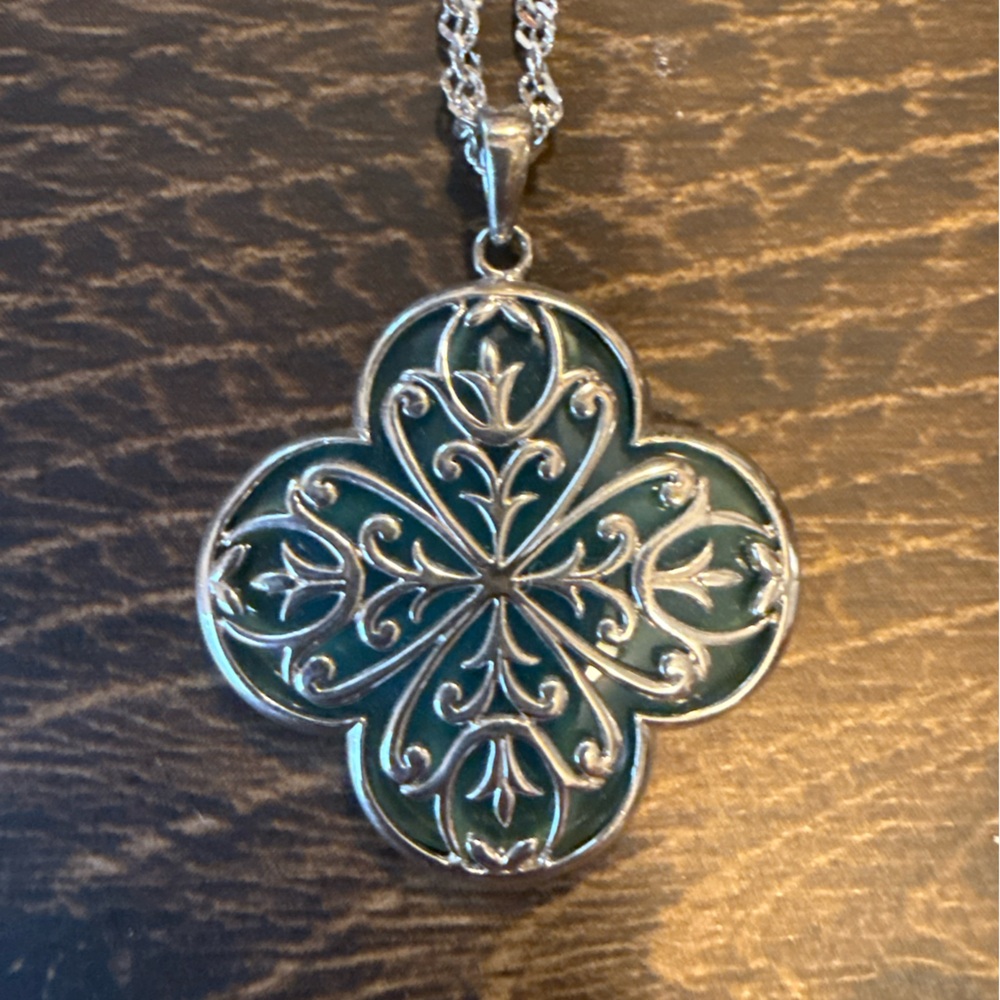 Silver Pendant Necklace - Picture 2 of 4